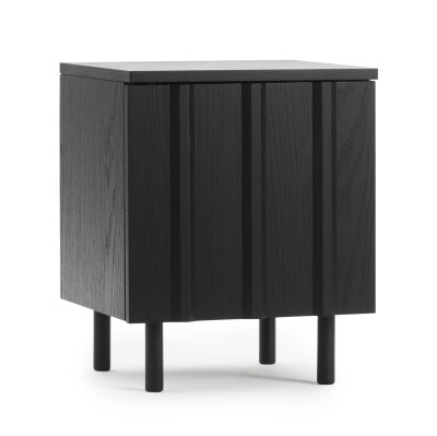 Szafka nocna Rib czarna Normann Copenhagen
