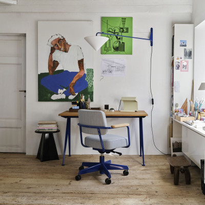 Kovová stolička černá Vitra