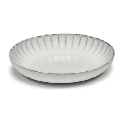 Talerz głęboki Inku 21 cm biały Serax