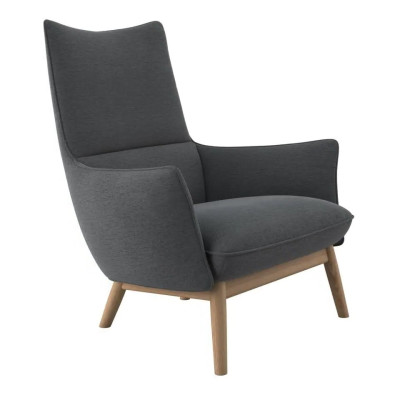 Fotel Martin Copparo Dervit Grey naturalny dąb