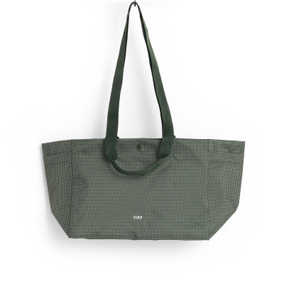 Torba na zakupy Grid Weekend Bag ciemnozielona HAY