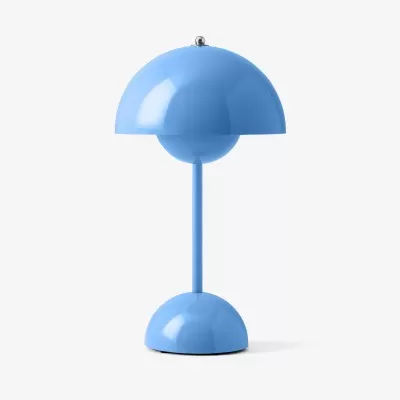 Lampa stołowa Flowerpot VP9 niebieska Andtradition
