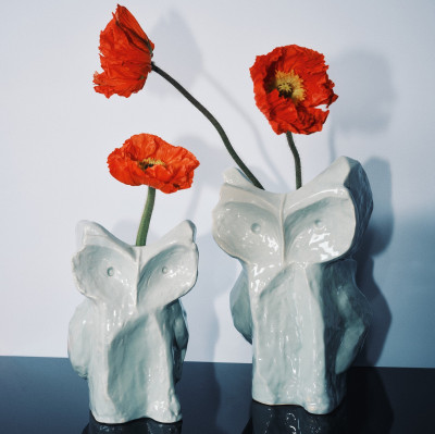 Wazon After Midnight 23 cm jasnoniebieski Serax