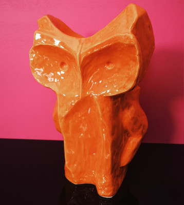 Wazon After Midnight 23 cm pomarańczowy Serax