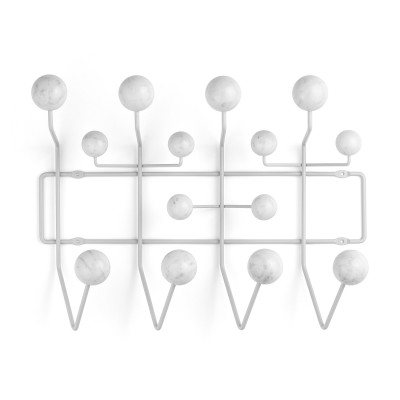 Wieszak ścienny Hang it all Soft grey, marble Vitra