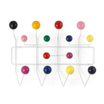 Wieszak ścienny Hang it all White, multi-coloured Vitra