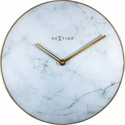 ZEGAR �CIENNY MARBLE BIA�Y NEXTIME