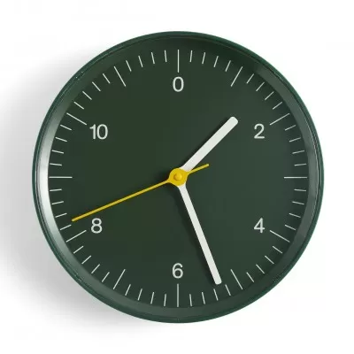 Zegar Ścienny Wall Clock Zielony Hay