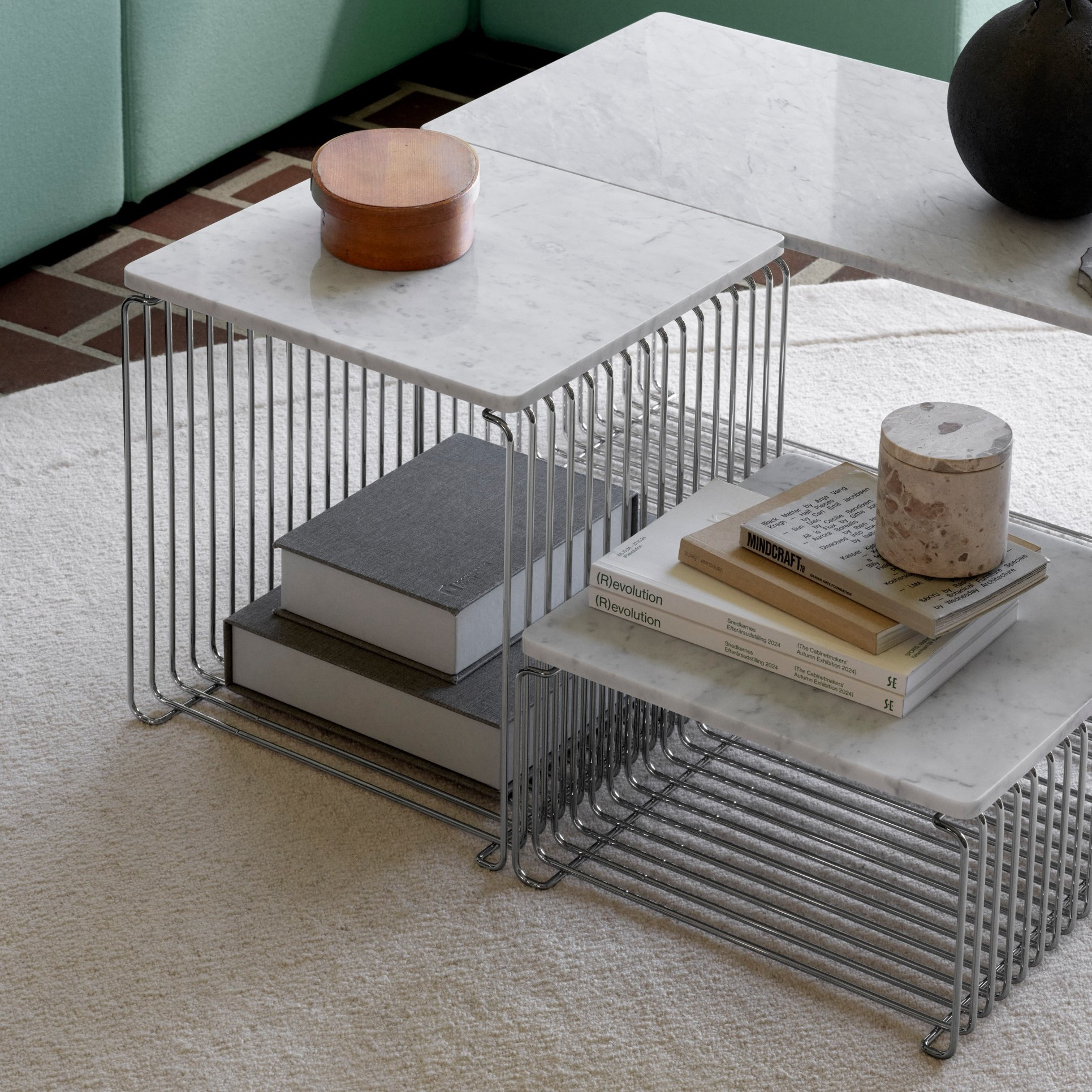 Moduł Panton Wire 34,8 × 34,8 × 25,7 Cm Czarny Montana