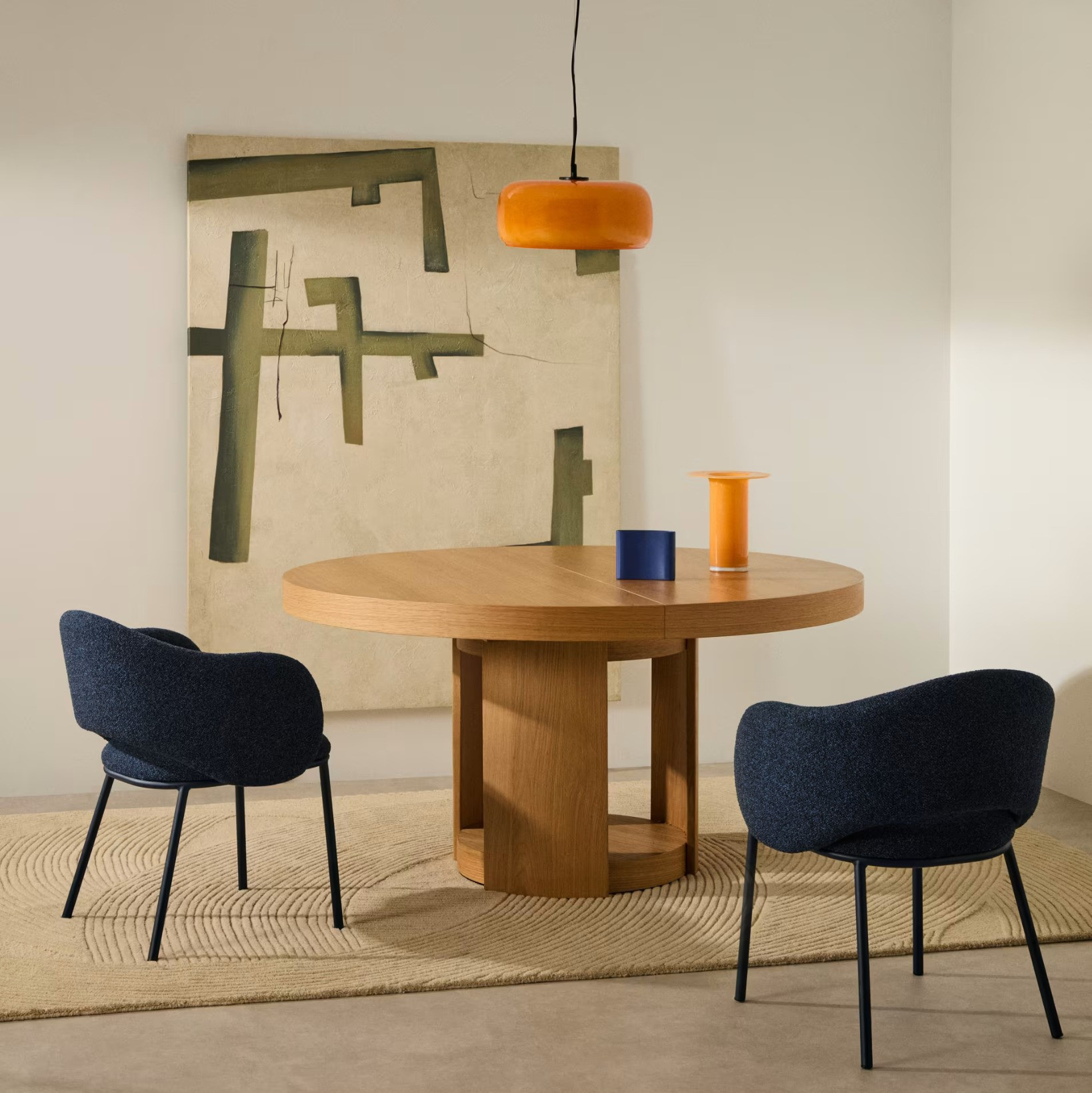 Okrągły Stół Rozkładany Artis 150-200 Cm Dębowy Kave Home