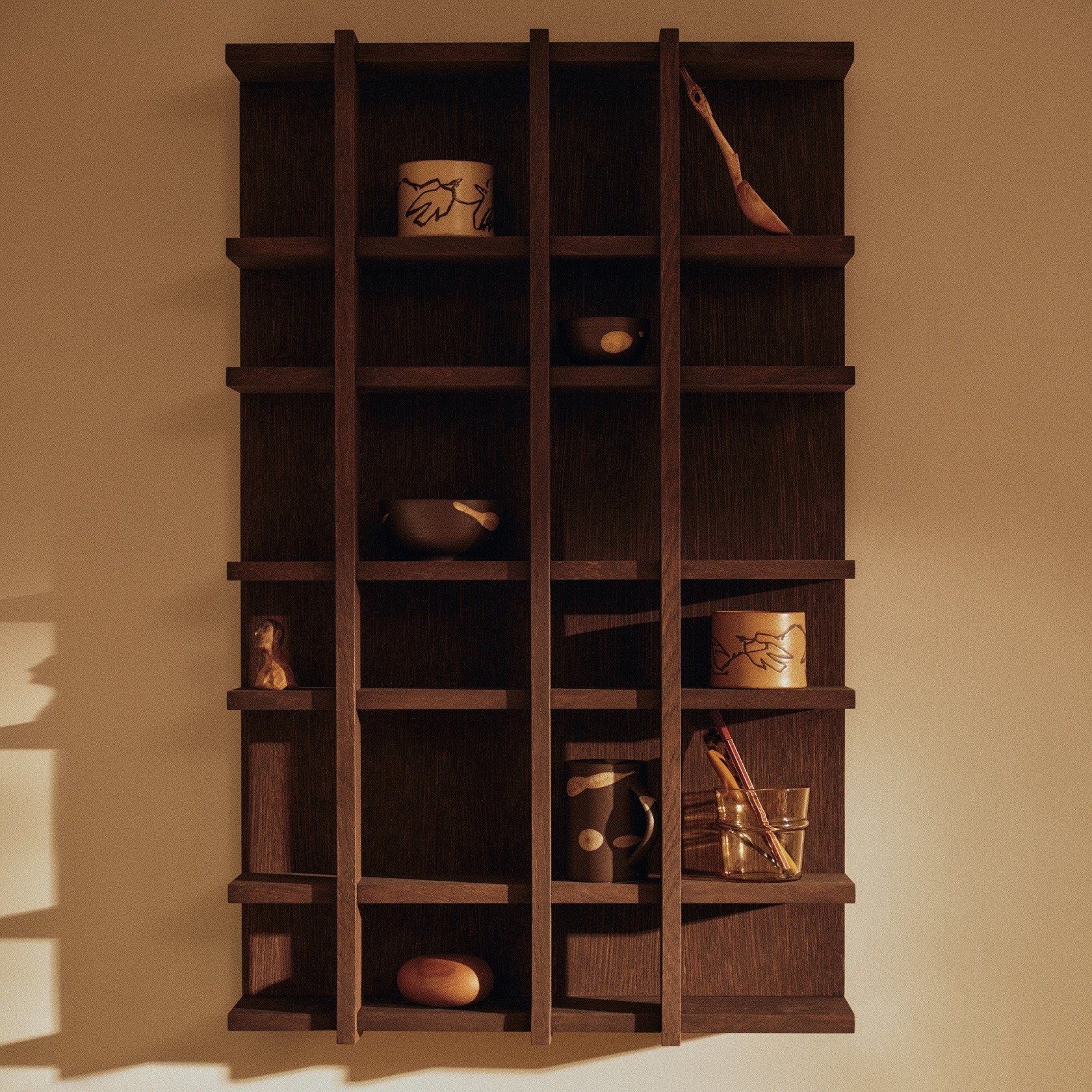 Półka Ścienna Tilem 81 Cm Przydymiony Dąb Ferm Living