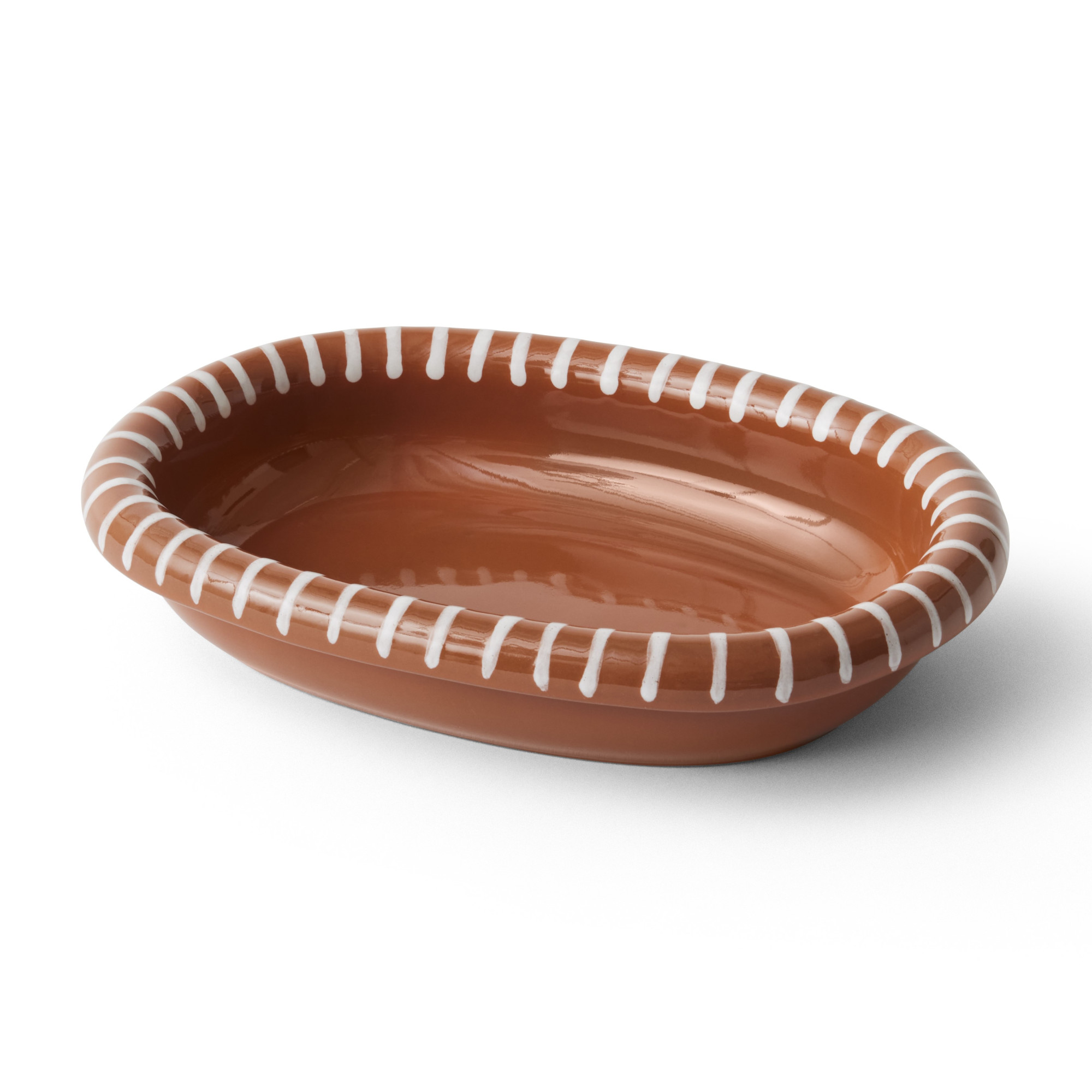 Półmisek Barro 27 Cm Brązowy Hay