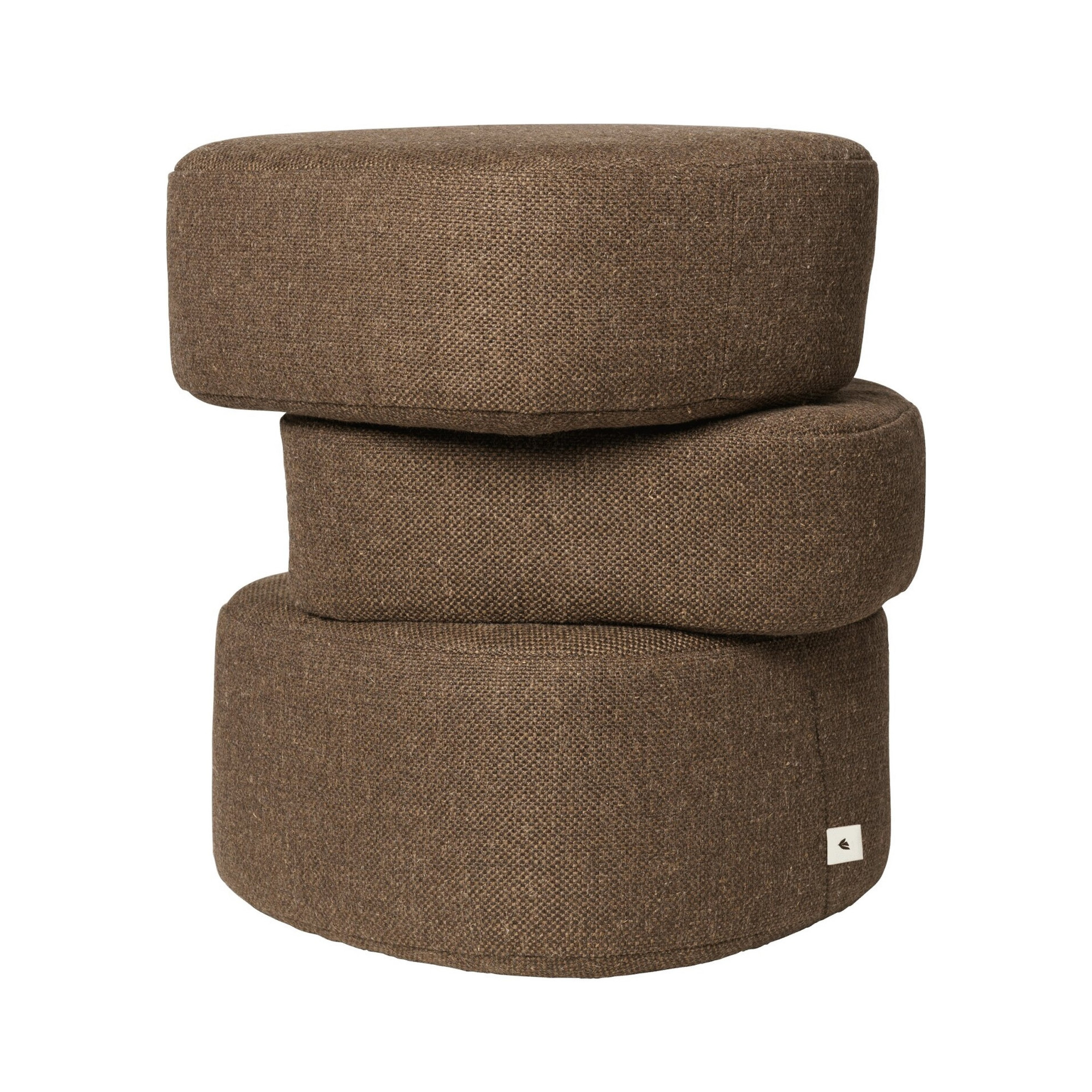 Pufa Plyo 43 Cm Brązowa Ferm Living