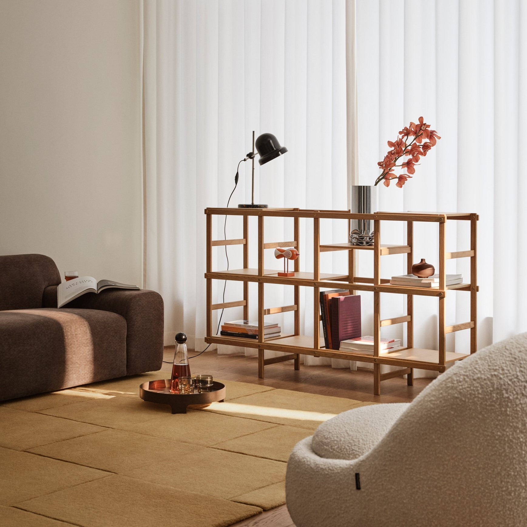 Regał Modułowy Frame Medium Dąb Design House Stockholm