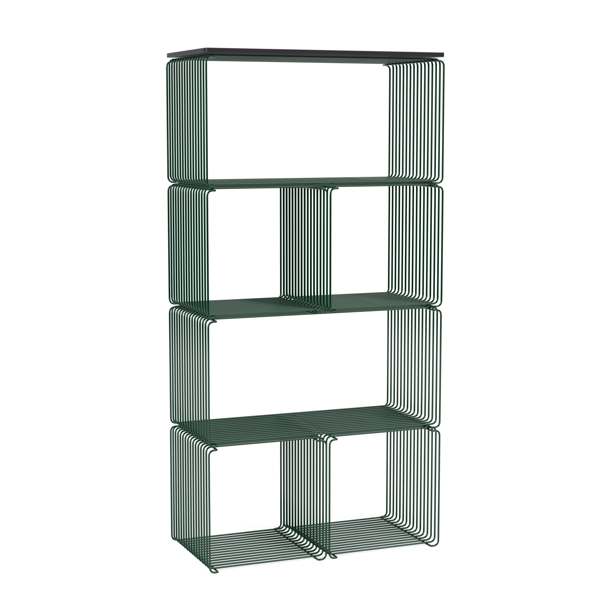 Regał Modułowy Panton Wire Z Półką Ciemnozielony Montana