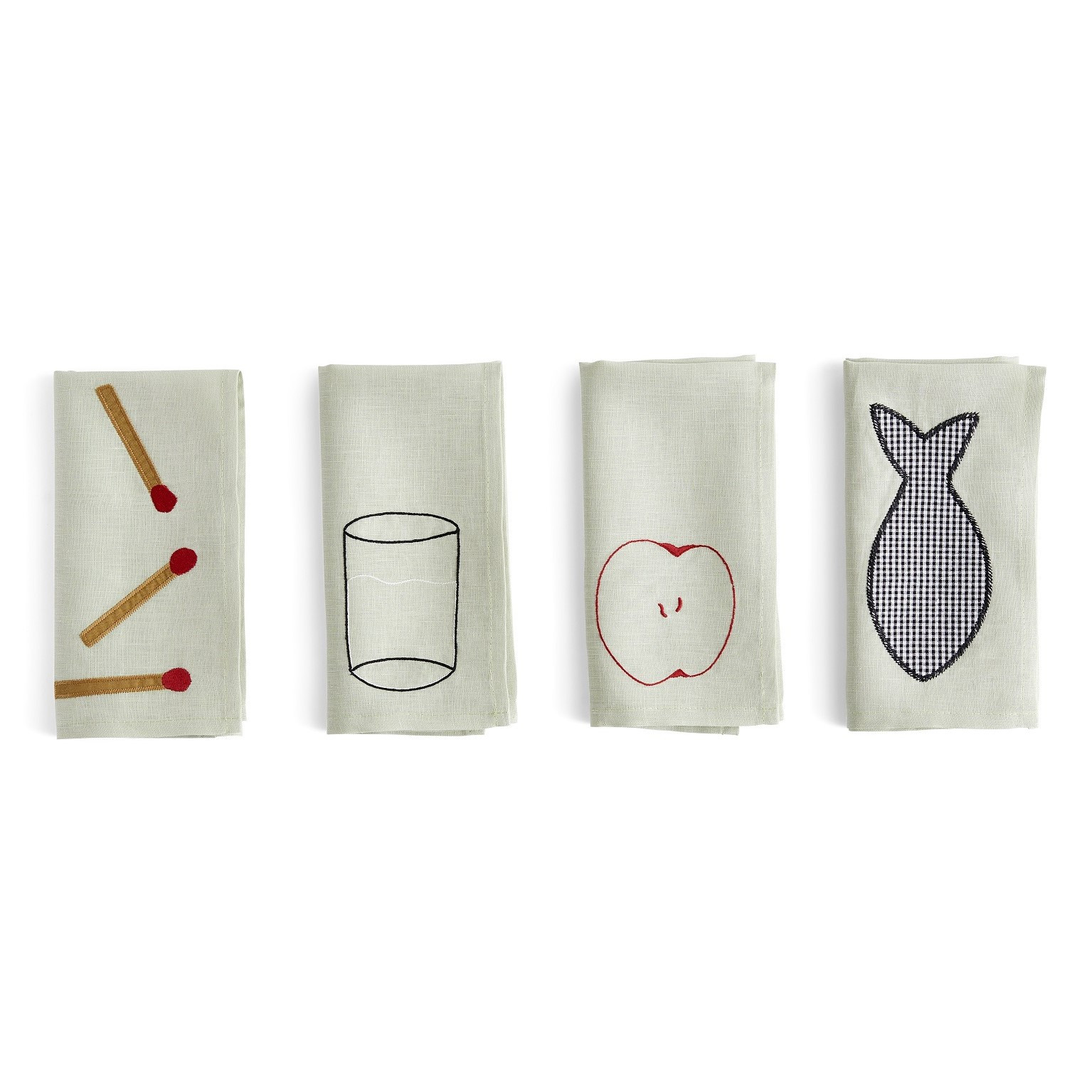 Serwetkui Sobremesa 4 Szt. Zielone Hay