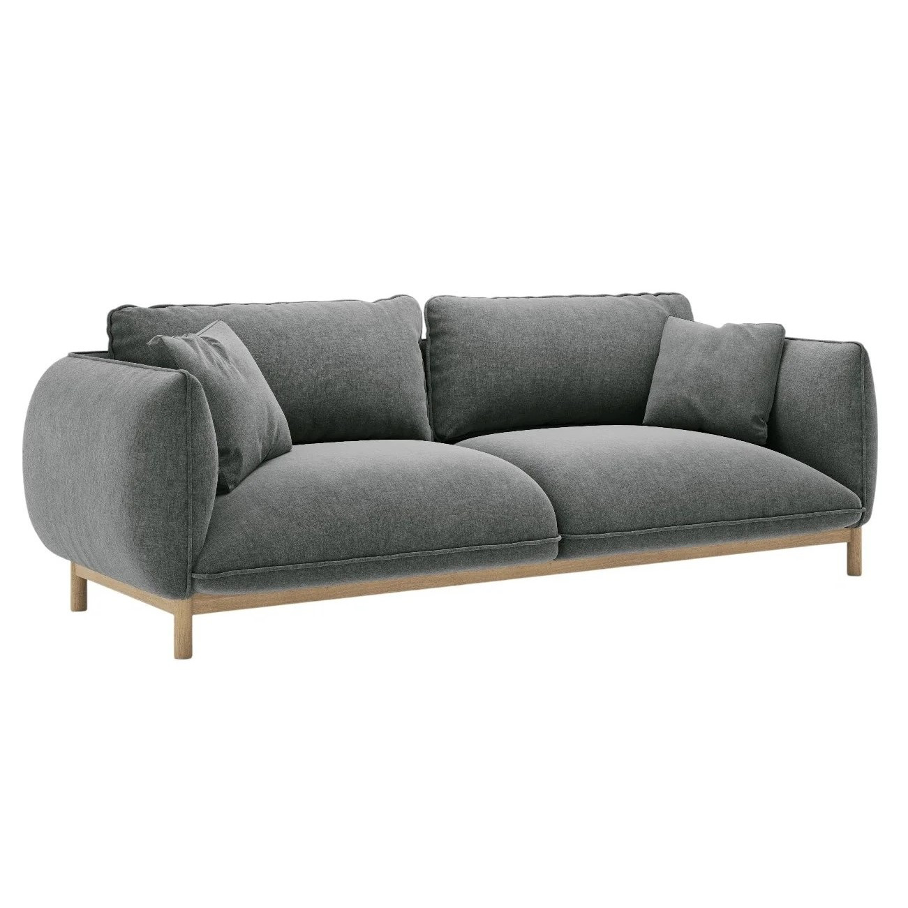 Sofa 3-Osobowa Ada Ciemnoszara Micadoni