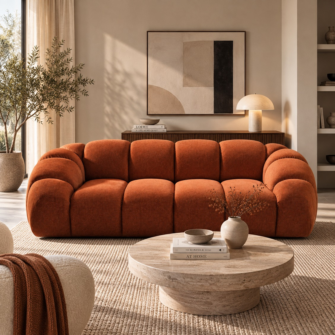 Sofa 3-Osobowa Diana Ceglasta Micadoni
