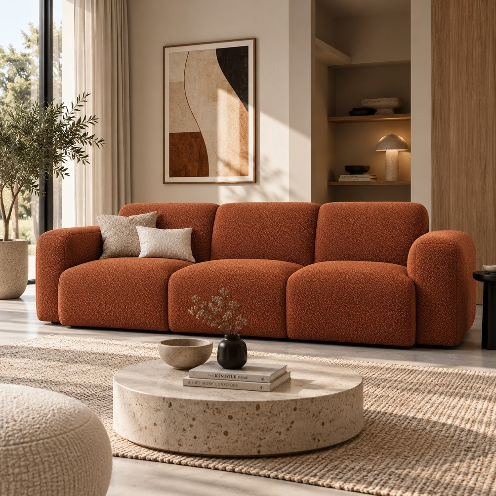 Sofa 3-Osobowa Molino Ceglasta Micadoni