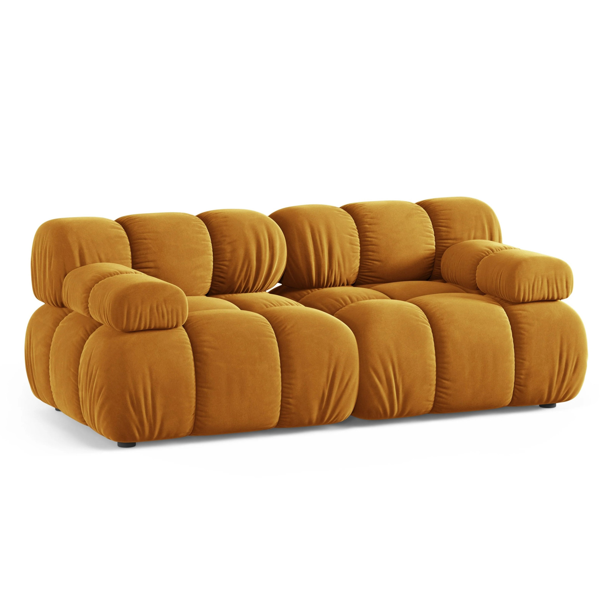 Sofa Bellis 2-Osobowa Żółta Micadoni