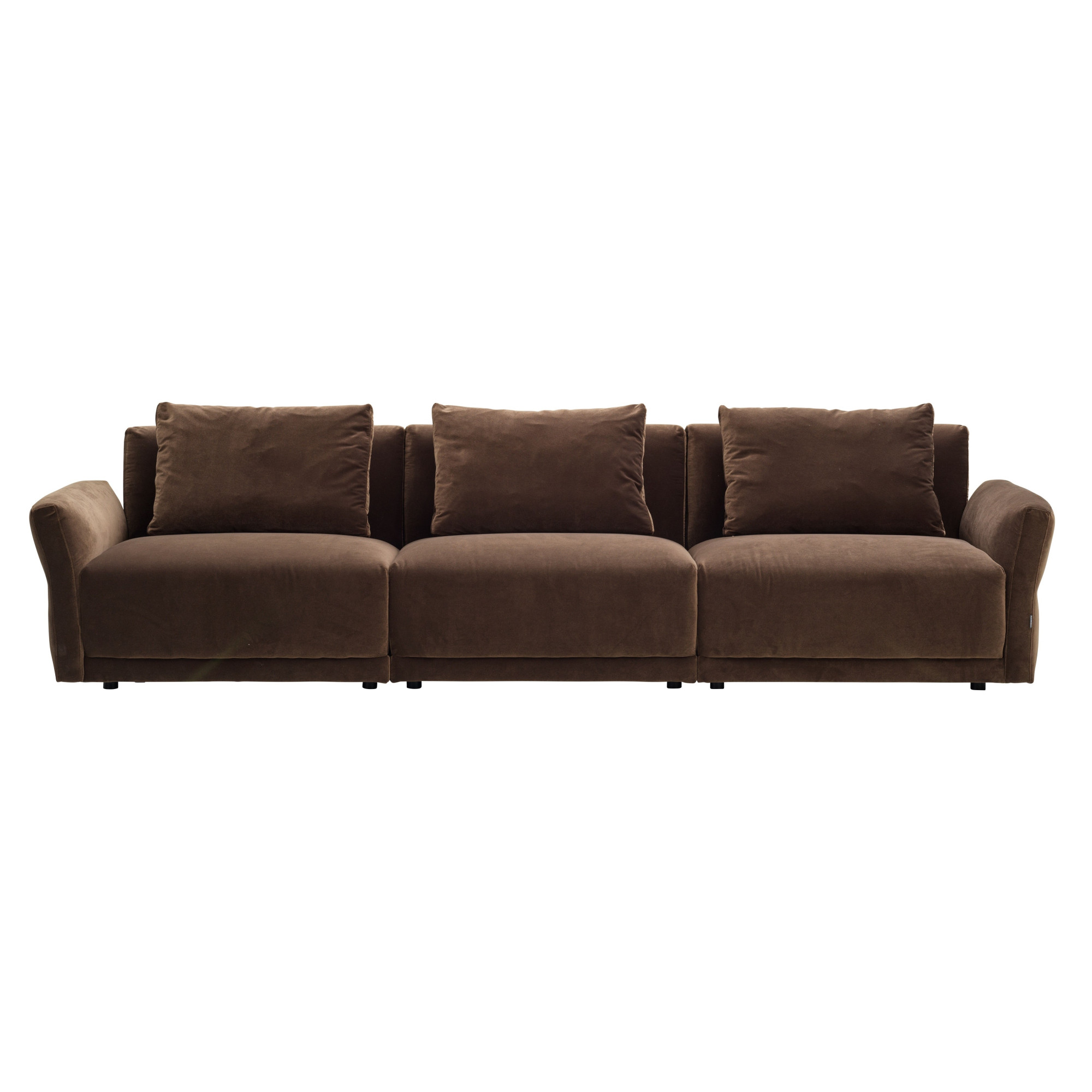 Sofa Bondi 3 Seat Celine Brown Furninova