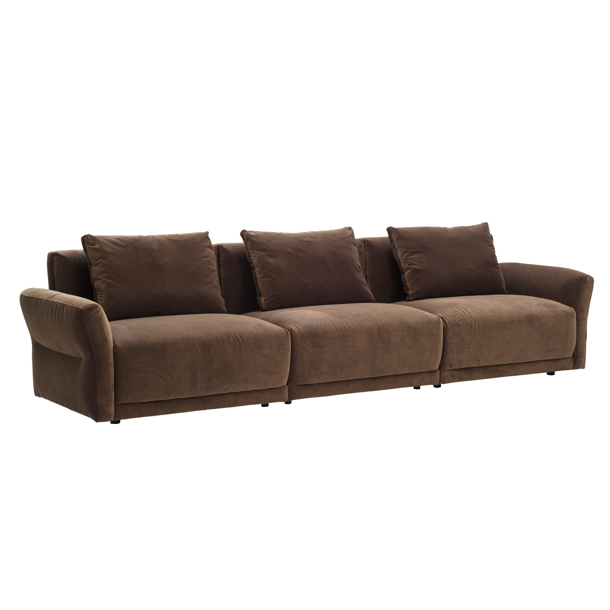 Sofa Bondi 3 Seat Celine Brown Furninova