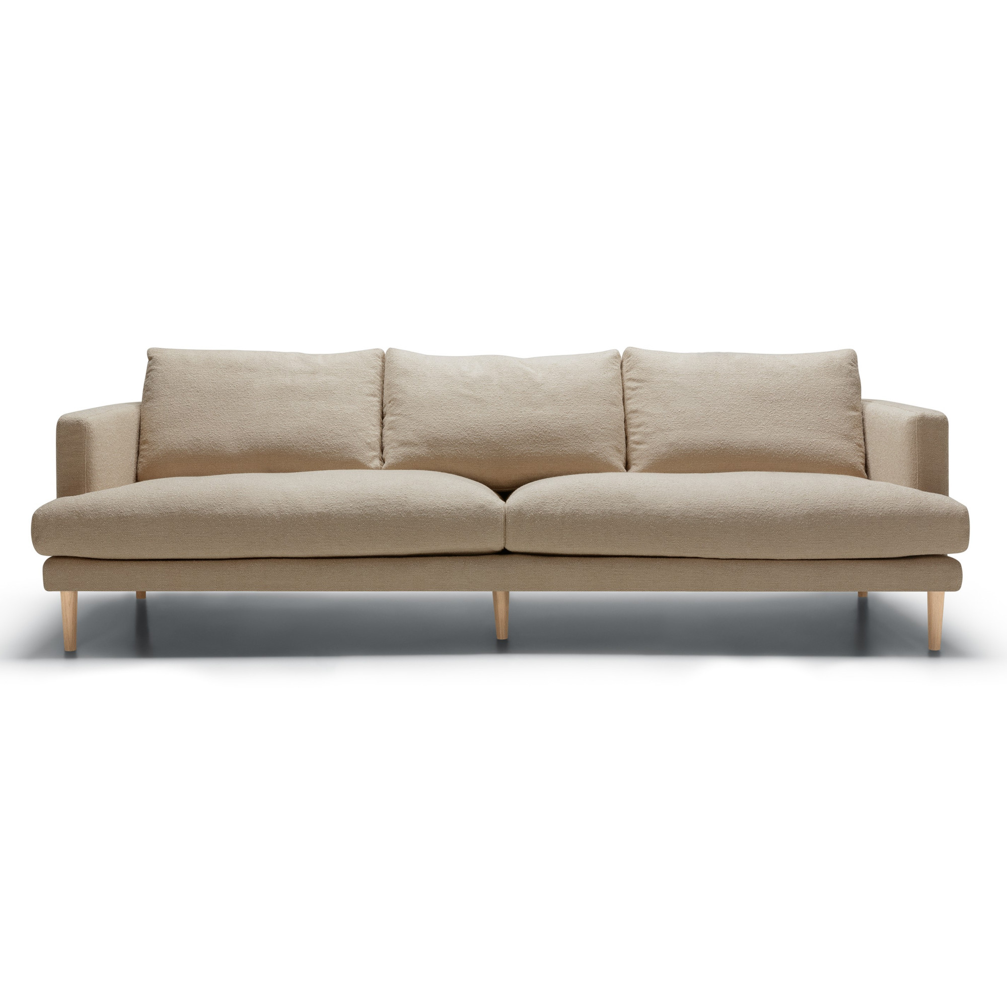 Sofa Britt 3 Seat Heater Light Beige Sits