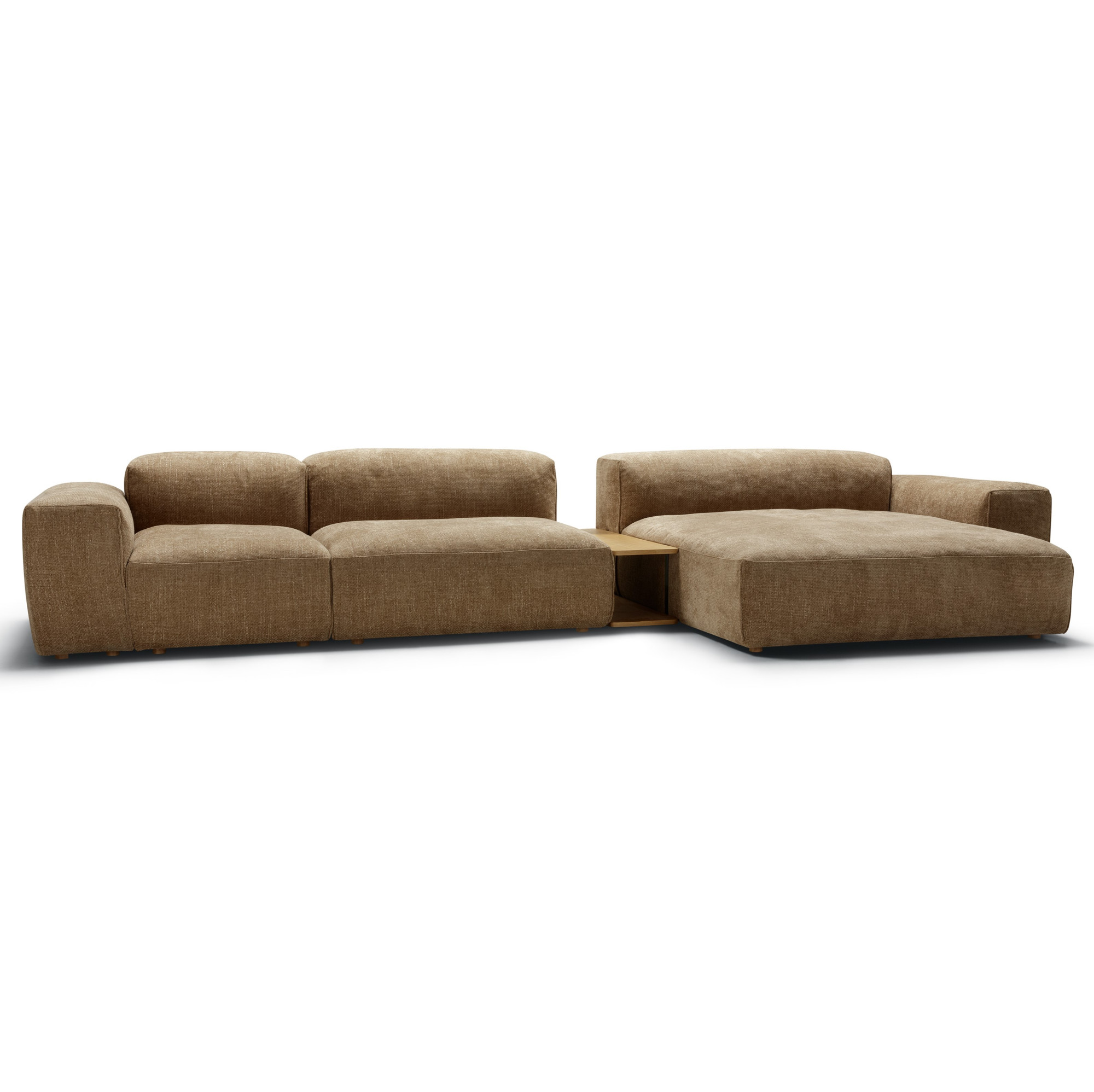 Sofa Modułowa Edda Ze Stolikiem Bloom Teddy Brown Sits
