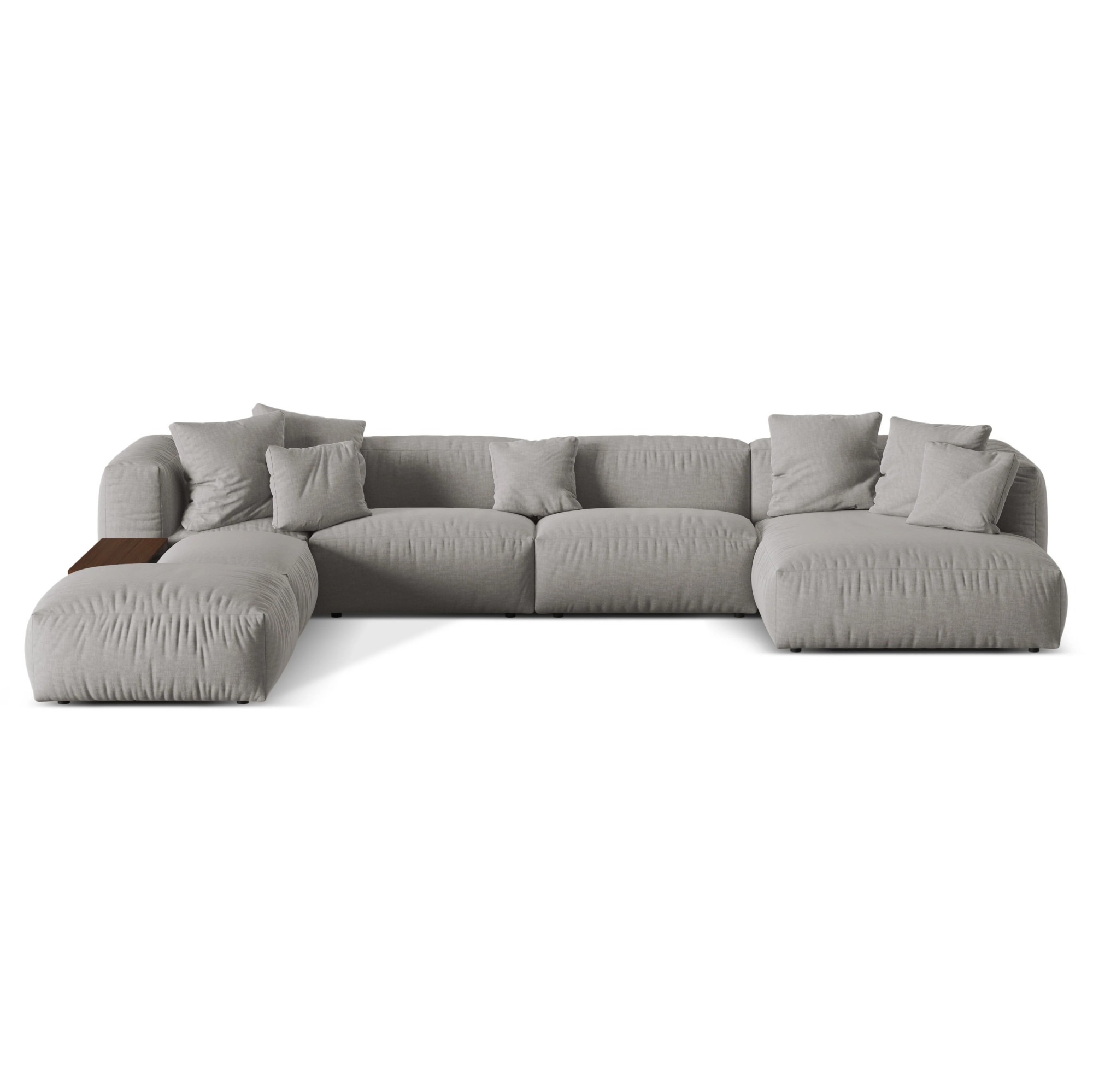 Sofa Narożna Modułowa Martina Jasnoszara Micadoni