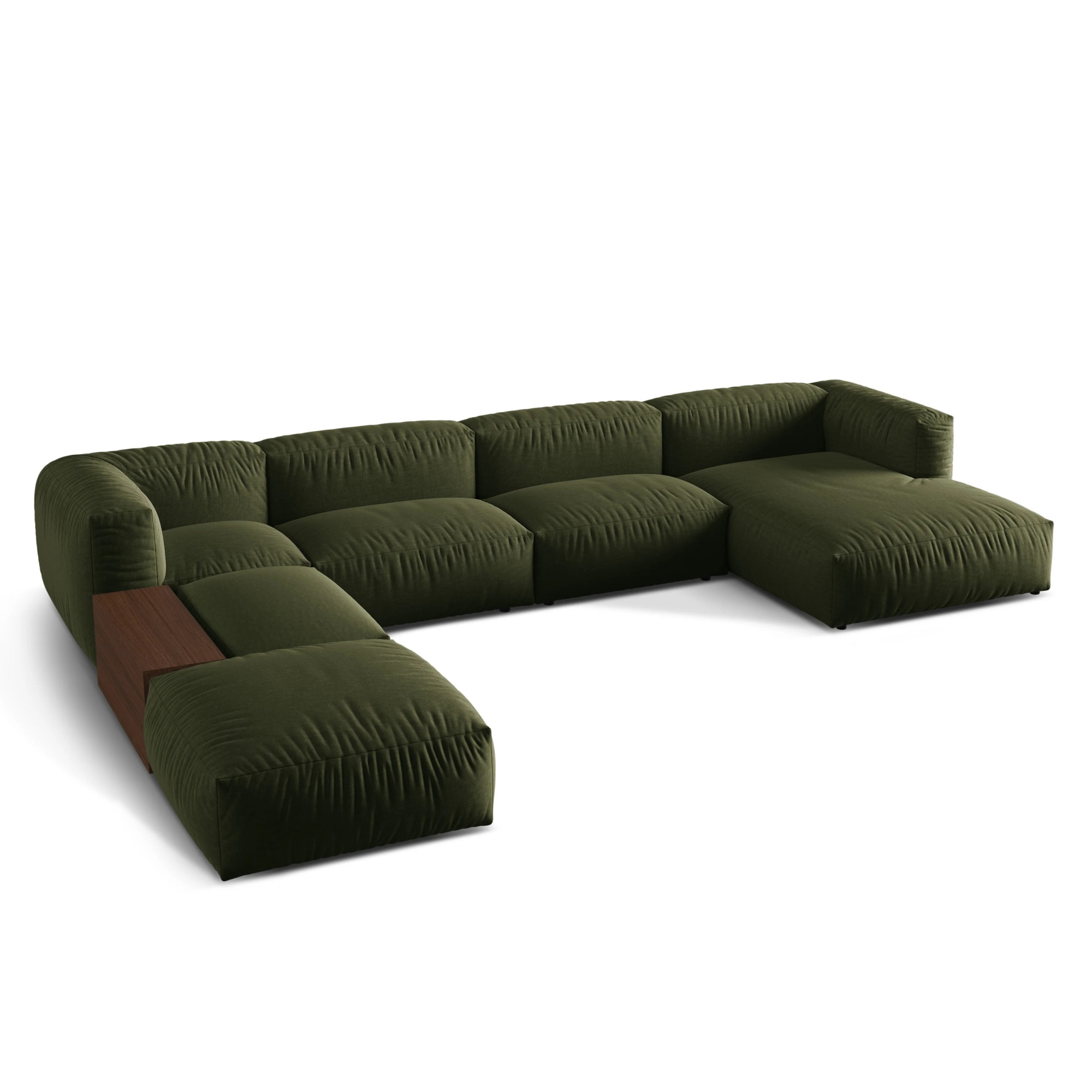 Sofa Narożna Modułowa Martina Zielona Micadoni