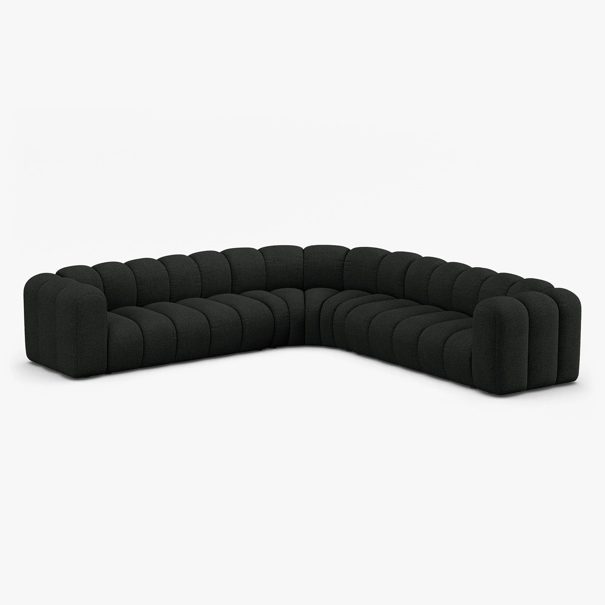 Sofa Narożnikowa Lupine Czarna Micadoni