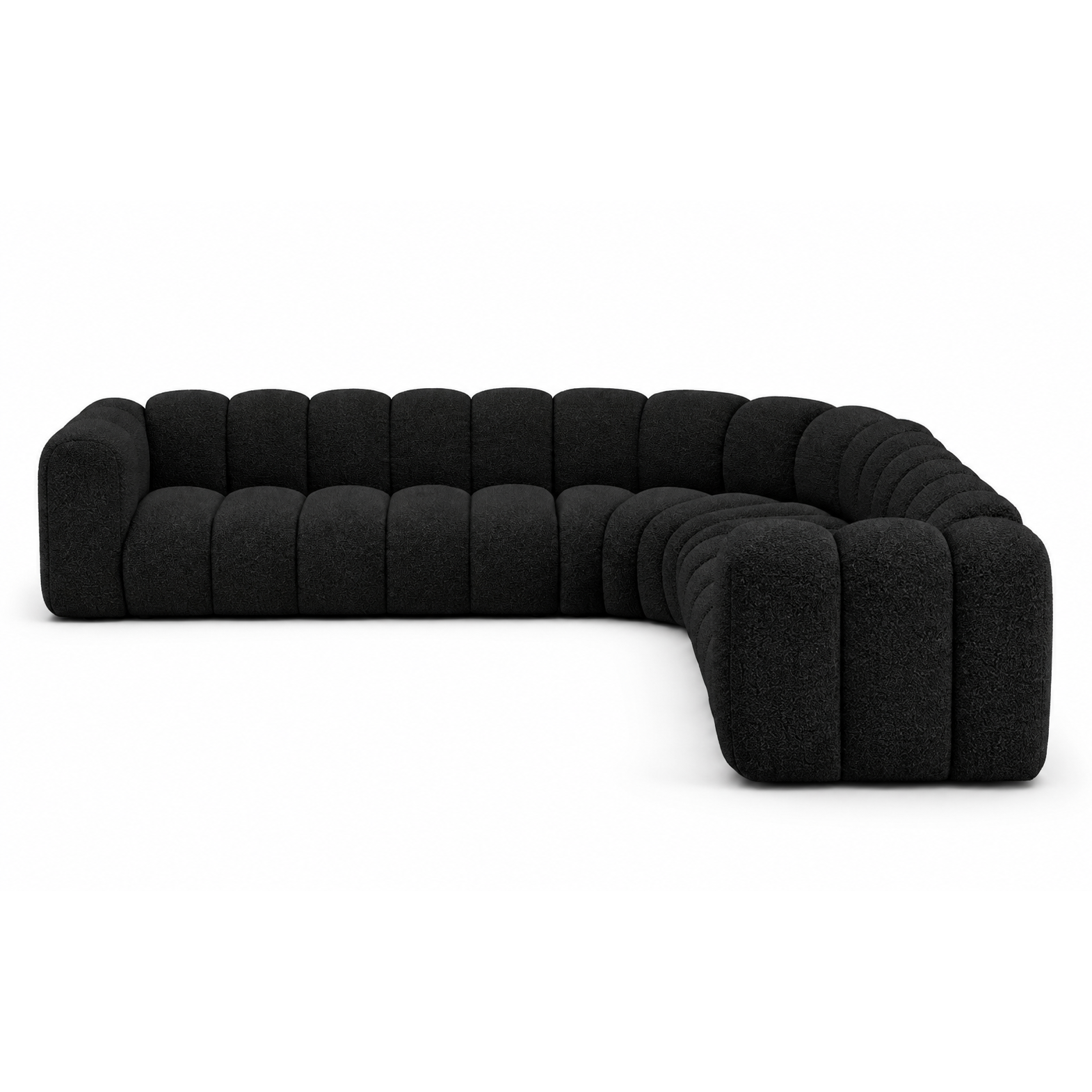 Sofa Narożnikowa Lupine Czarna Micadoni