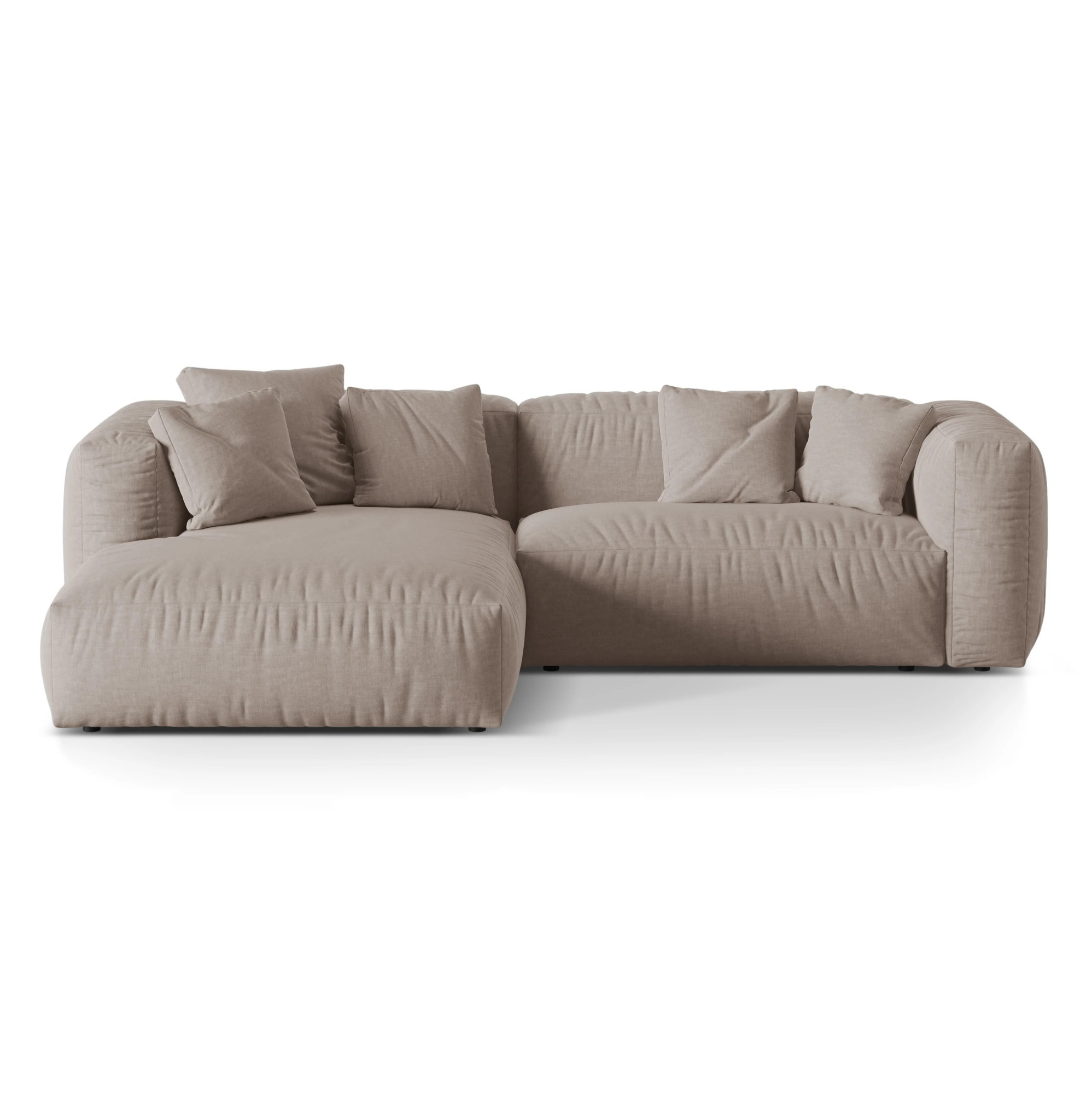 Sofa Narożnikowa Martina Ciemnobeżowa Micadoni