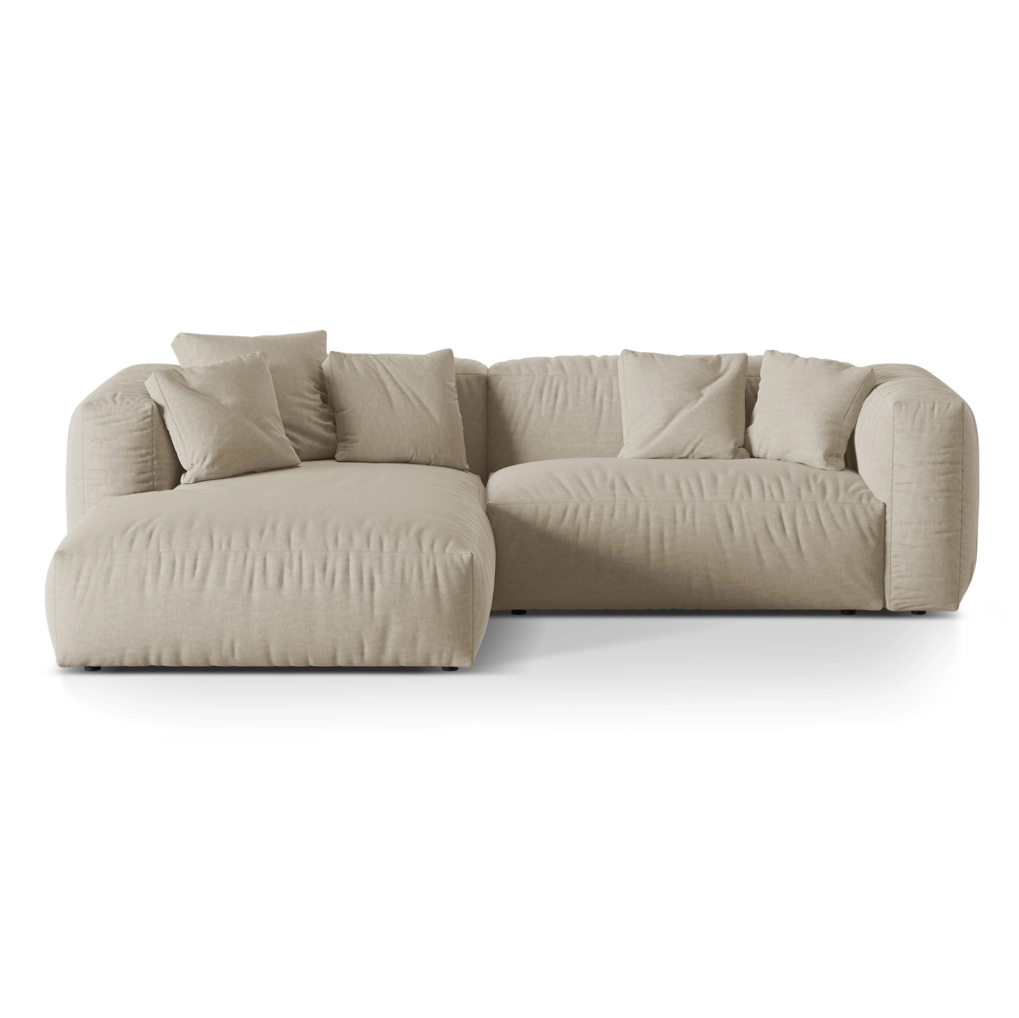Sofa Narożnikowa Martina Jasnobeżowa Micadoni