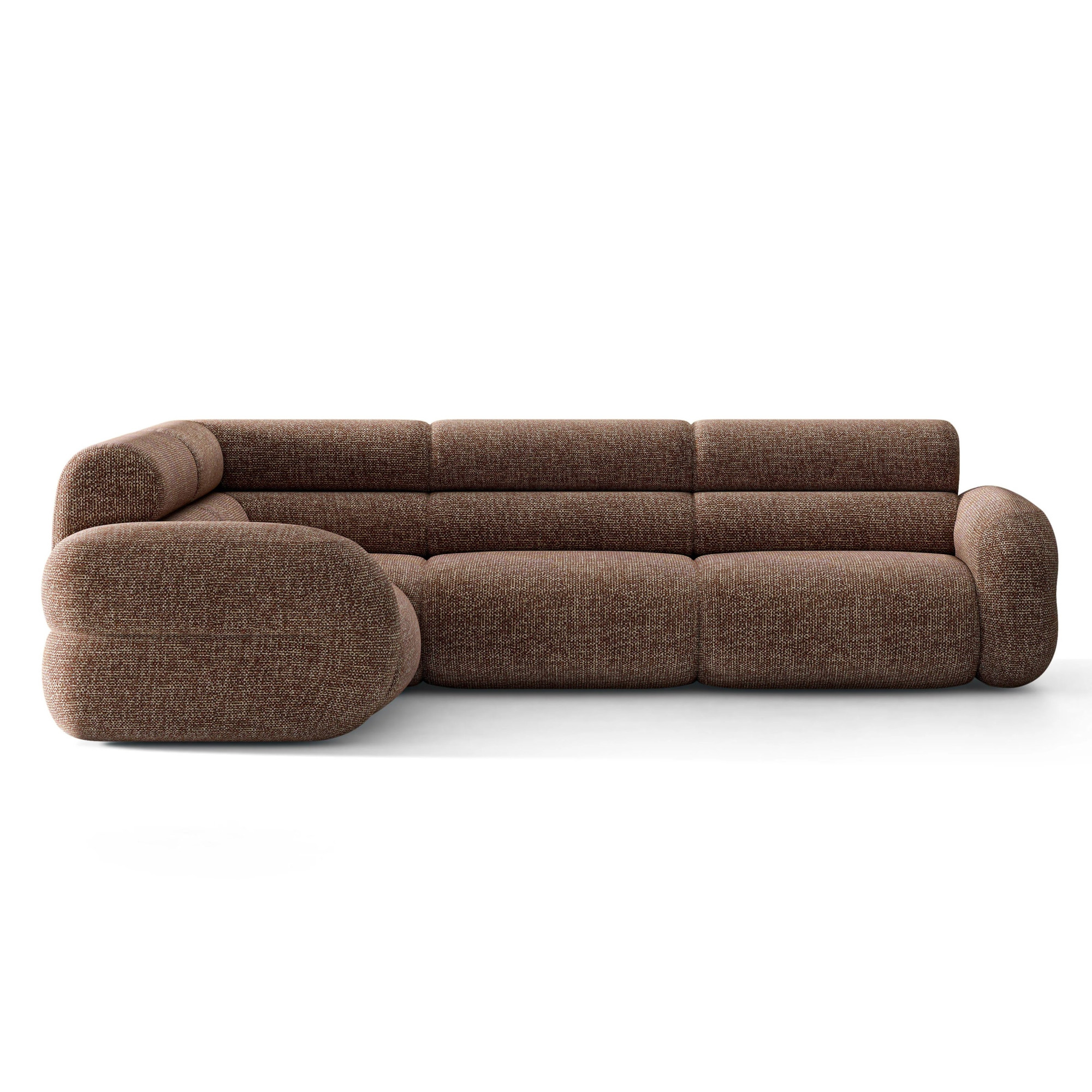 Sofa Narożnikowa Neo Brązowy Szenil Micadoni