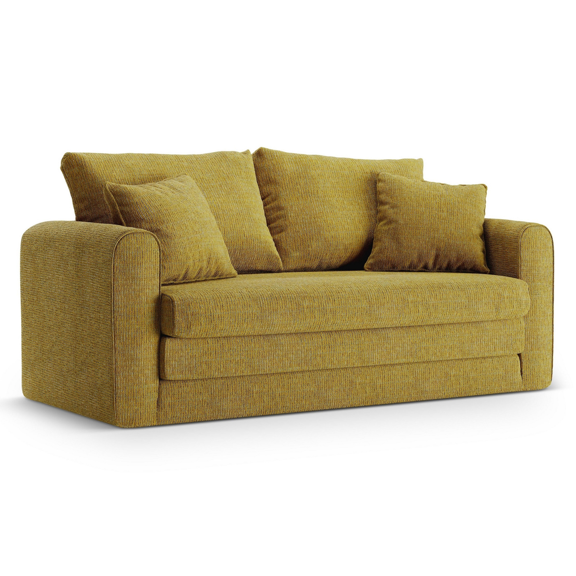 Sofa Z Funkcją Spania Lido Musztardowa Micadoni