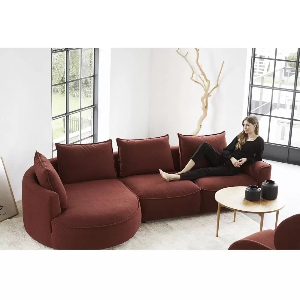 Sofa Marisa 2.5 seater + Chaiselong jasnoszara