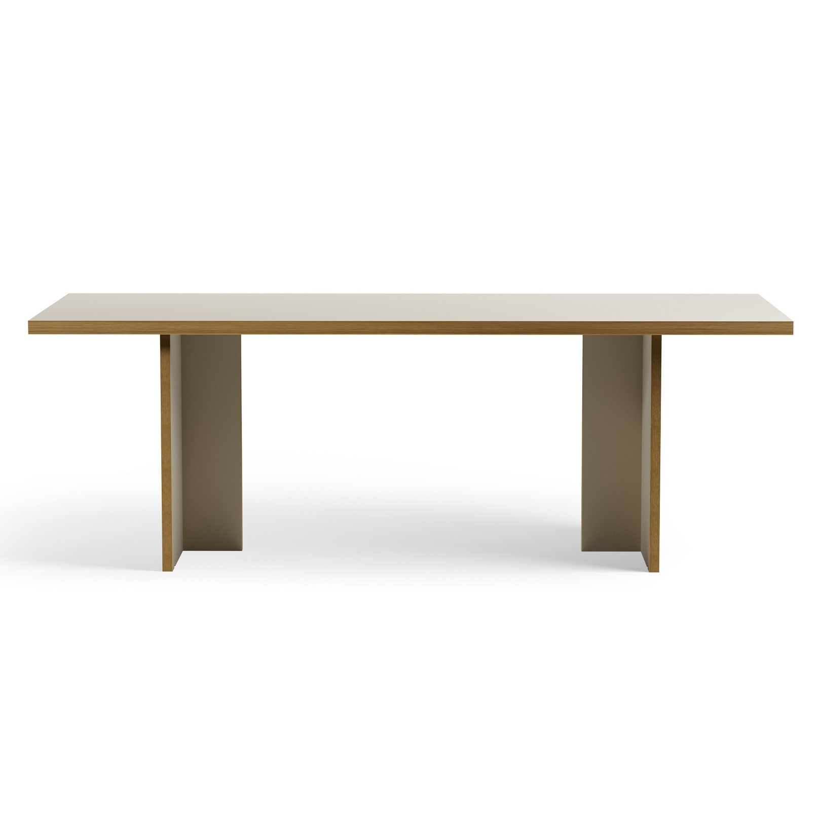 Stół Prostokątny 220 Cm Kremowy Hkliving