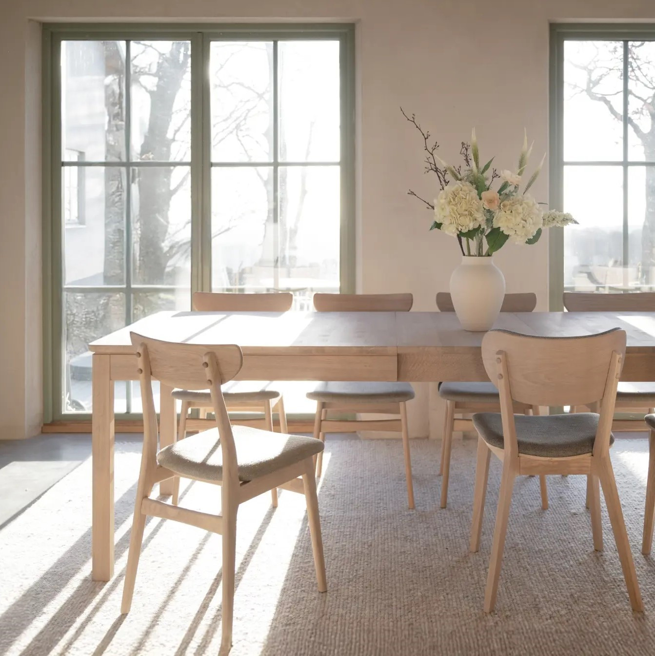 Stół Rozkładany Gardner 200-300 Cm Dąb Bielony Rowico