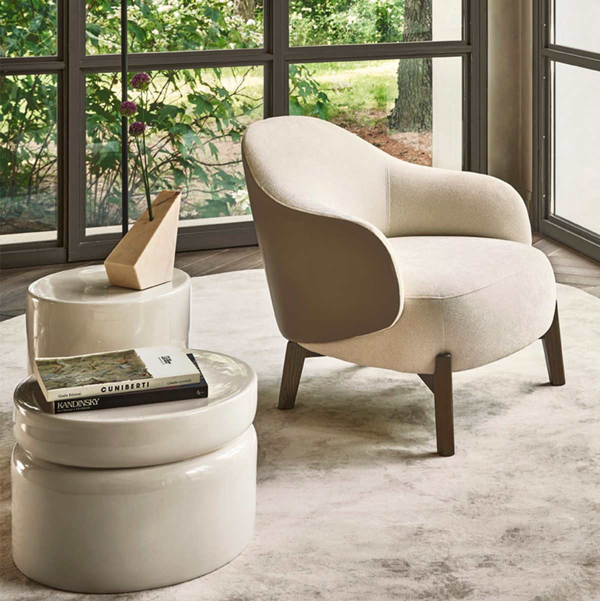 Stolik Kawowy Bambu Beżowy Calligaris