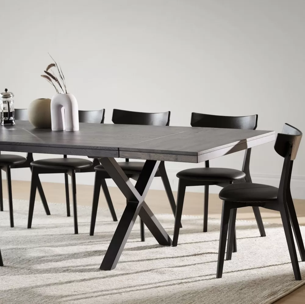 Stół rozkładany Brooklyn 170-270 cm ciemnobrązowy Rowico