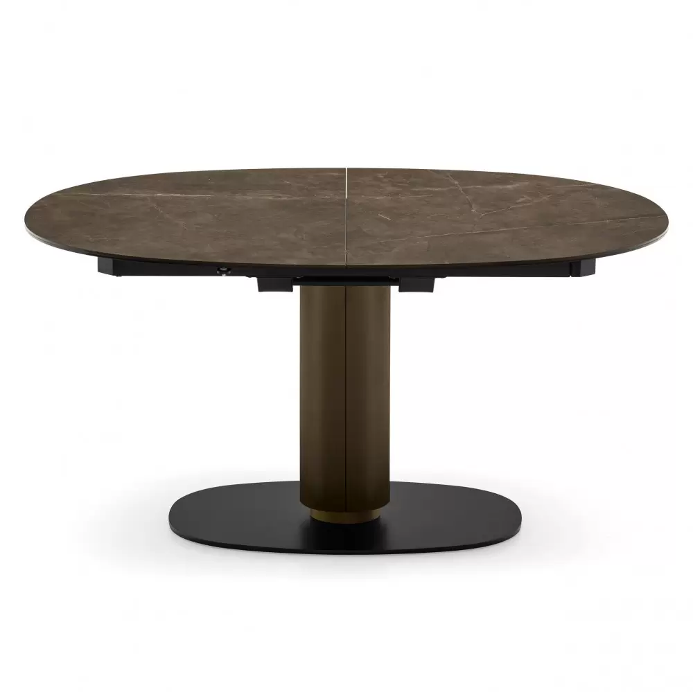 Stół rozkładany Elson 150-200 cm ceramiczny brązowy Calligaris