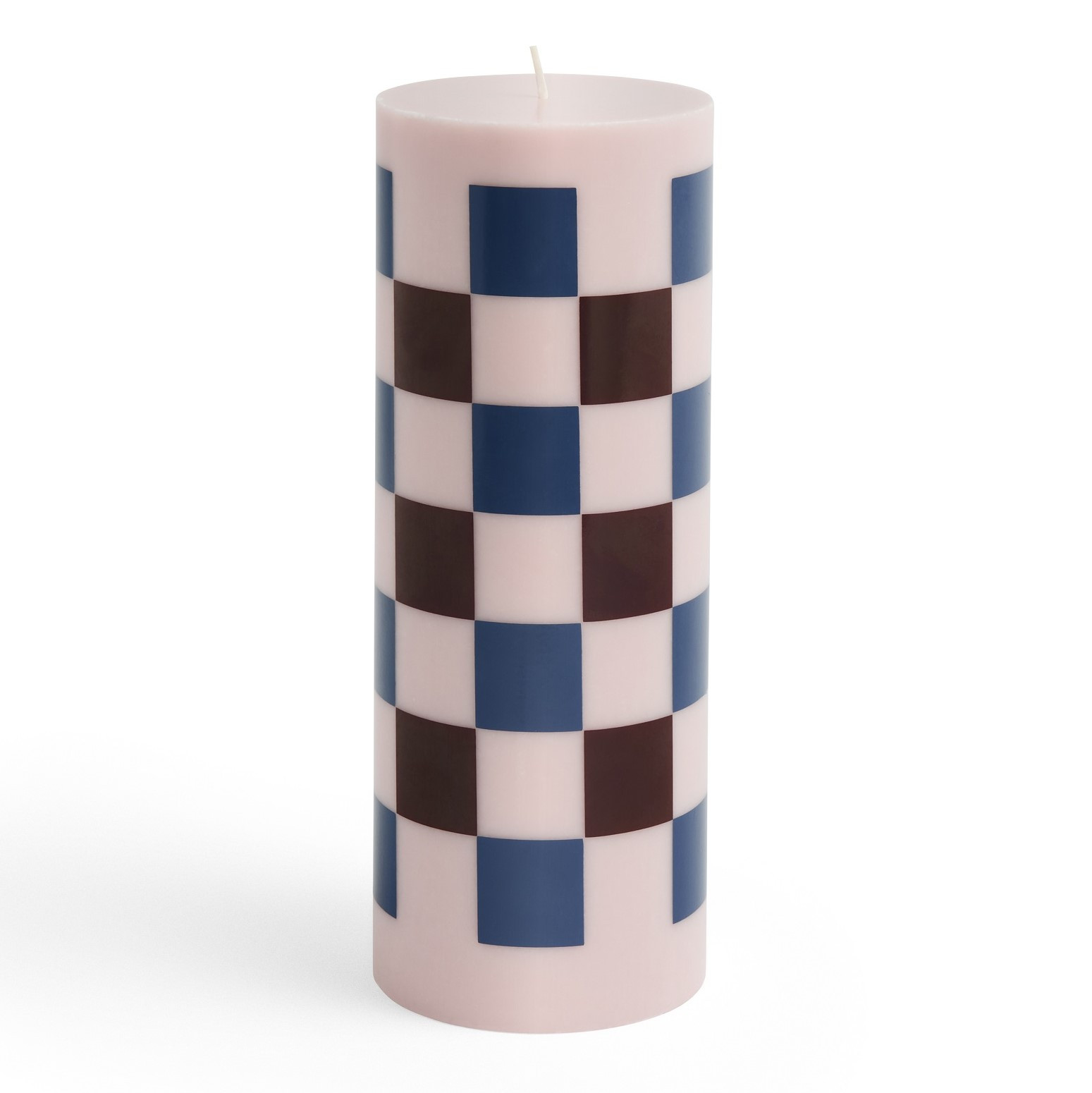 Świeca Column L Różowo-Bordowo-Niebieska Hay