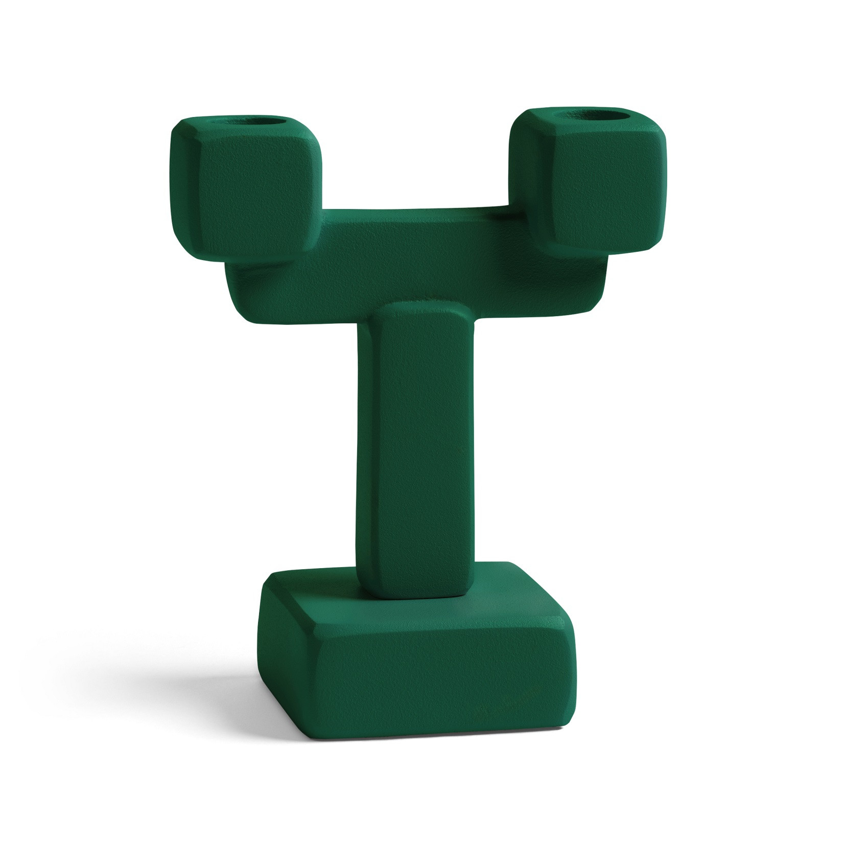 Świecznik Chunk Zielony &K Amsterdam