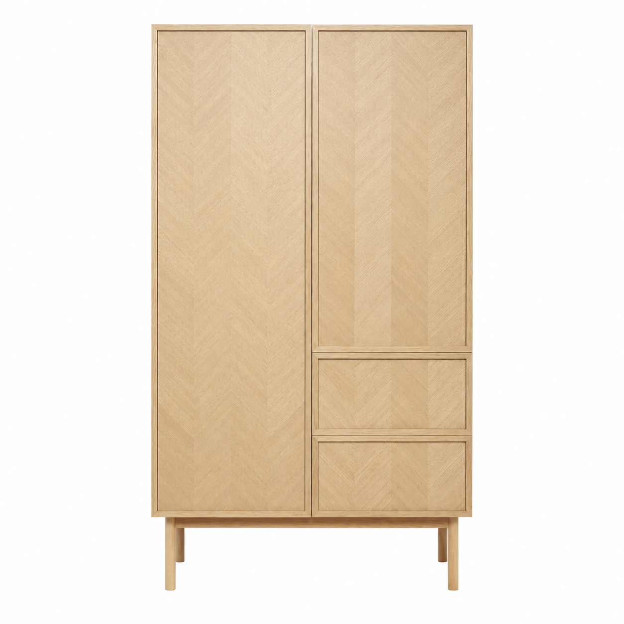 Szafa Dębowa Herringbone Hubsch