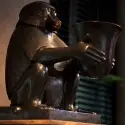 Figura Art Deco Monkey Eichholtz