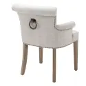 Krzesło stołowe Key Largo with arm Off-white Eichholtz