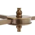 Kinkiet Lexington Double Antique brass czarny abażur Eichholtz