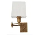 Kinkiet Lexington Swing antique brass biały abażur Eichholtz