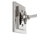 Kinkiet Lexington Double nickel czarny abażur Eichholtz